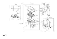 28213F9200-Shroud, intake air