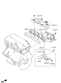 2851003FA0-MANIFOLD CATALYTIC ASSY-EXH