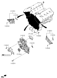 213513F400-COVER,TIMING CHAIN