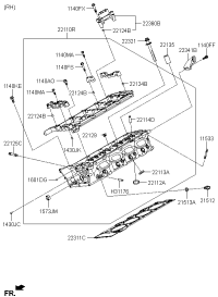 221103F452-HEADSUBASSYCYLINDER,RH