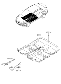84260F0000TRY-CARPET ASSY-FLOOR