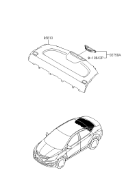 856110U0008M-TRIM ASSY-PACKAGE TRAY