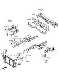 641012M500-CARRIER ASSY-FR END MODULE