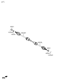 496002M300-SHAFT ASSY-DRIVE RR,LH