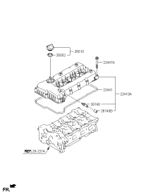 224102C410-COVER ASSY-ROCKER