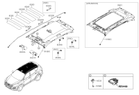 852102W510OM-SUNVISOR ASSY,LH