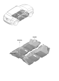 84260R9000NNB-CARPET ASSY-FLOOR