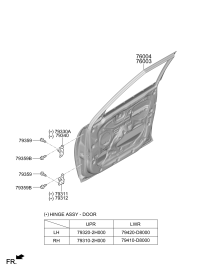 76003R9000-Door assy-front lh