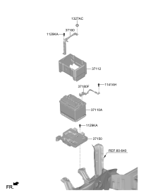 37150R9000-TRAY ASSY-BATTERY