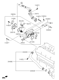254702G650-TUBE ASSY-OIL COOLER