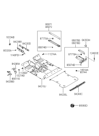 84230H1501-BRKT ASSY-DUST COVER