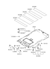 10410M2073OI-CLIP-HEADLINING