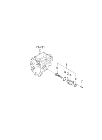 436244A010-GEAR-SPEEDOMETER DRIVEN
