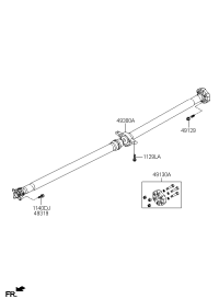 493002W200-SHAFT ASSY-PROPELLER