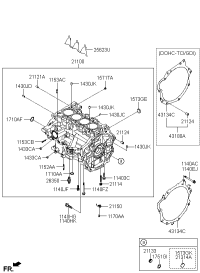 211002B701-BLOCK ASSY-CYLINDER
