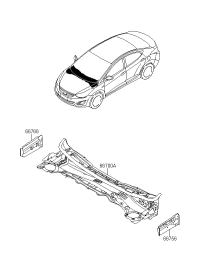 667004V001-PANEL ASSY-COWL COMPLETE