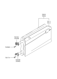 760042C000-PANEL ASSY-FR DR RH