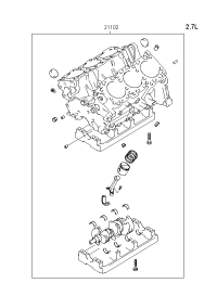 2110226C00-ENGINE ASSY-SHORT