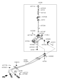 437003K010HZ-LEVER COMPLETE-GEAR SHIFT