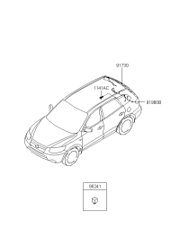 916812B010-WIRING ASSY-TAIL GATE EXTENSIO