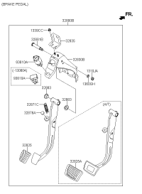 328002W100-PEDAL ASSY-BRAKE