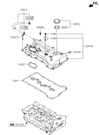 224102G710-COVER ASSY-ROCKER
