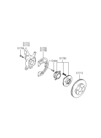 517203B700-HUB ASSY-FR WHEEL