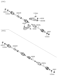495012Z201-SHAFT ASSY-DRIVE,RH