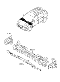 667002Z050-PANEL ASSY-COWL COMPLETE