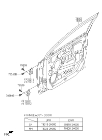 760042Z000-PANEL ASSY-FR DR RH