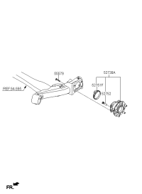 52735AZ000-BOLT-WAHSER ASSY