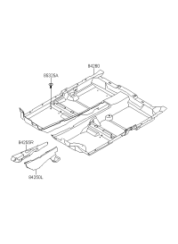 842603L101X6-CARPET ASSY-FLOOR