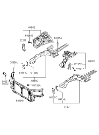 646013L101-MEMBER ASSY-FR SIDE LH