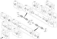 49501B3000-SHAFT ASSY-DRIVE,RH