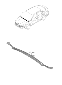 66700BU000-PANEL ASSY-COWL COMPLETE