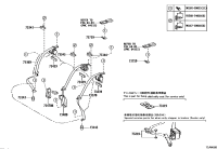 733600D300A0-BELT ASSY, REAR SEAT 3 POINT TYPE, OUTER RH