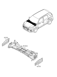 66700S6050-PANEL ASSY-COWL COMPLETE