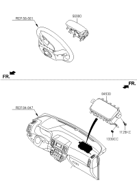 80100S6000TRY-MODULE ASSY-STRG WHEEL AIR BAG
