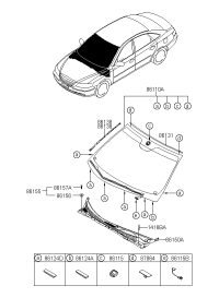 861503L000-COVER ASSY-COWL TOP