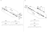 495823L500-JOINT KIT-FR AXLE DIFF SIDE