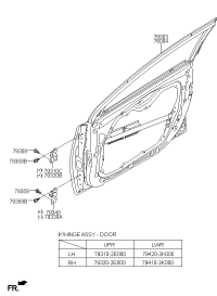 760034V000-Door assy-front lh