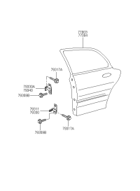 770043B000-PANEL ASSY-RR DR RH