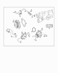 6422001001-WATER PUMP W/SEAL W203/211