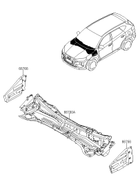 66700F8500-PANEL ASSY-COWL COMPLETE