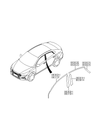 86362F9000-BLACK TAPE-FR DR FRAME UPR,LH