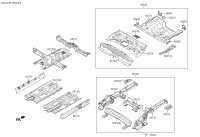 65850F9200-CROSSMEMBER ASSY-RR*