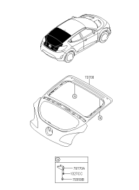 737002V014-PANEL ASSY-TAIL GATE