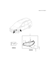 26680865-Headlamp, (incl. 3,5,9)