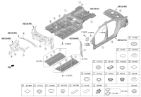 84120F0100-PAD ASSY-ISOLATION DASH PANEL