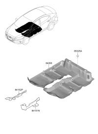 84260S7000TRY-CARPET ASSY-FLOOR